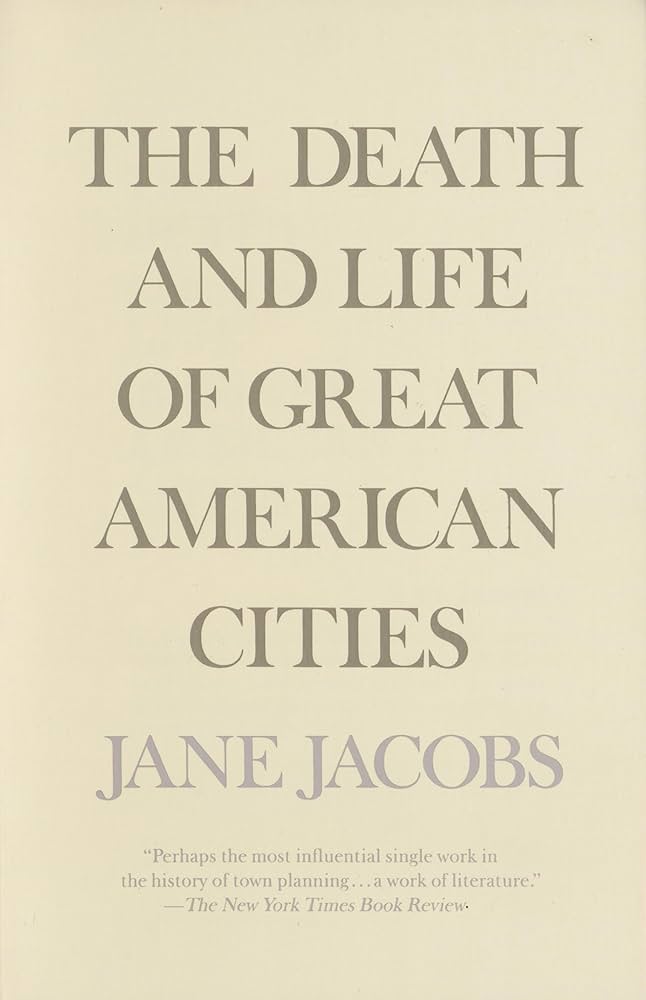 Cover of The Death and Life of Great American Cities by Jane Jacobs